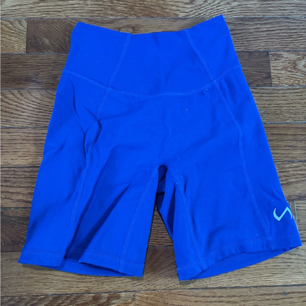 LF Royal Blue High-Waist Bike Shorts